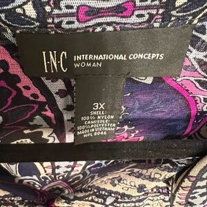 INC International Concepts Women's Chemise - Purple and Pink Lot 61